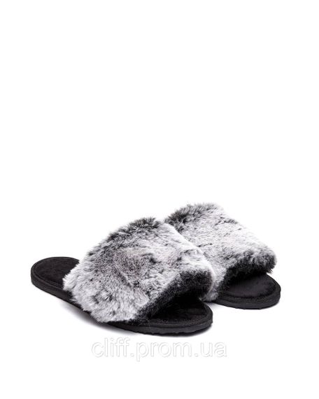 Тапочки домашні жіночі кімнатні NINA шиншила