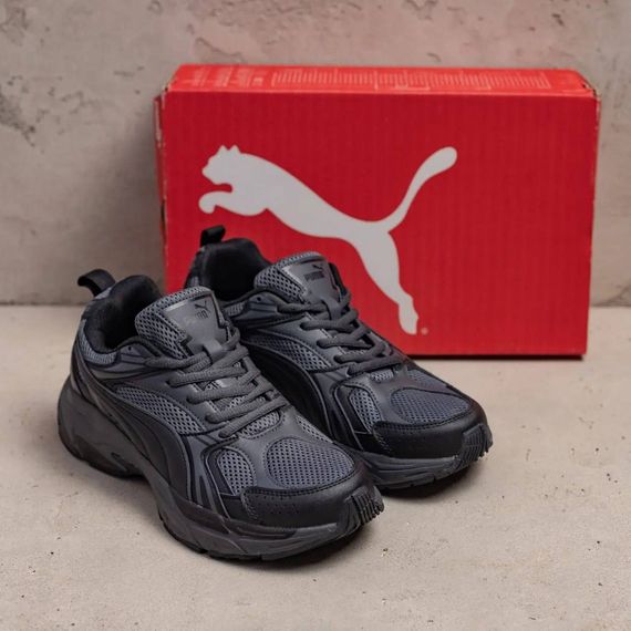 Кросівки Puma сітка весна/літо колір чорний | Зображення 1