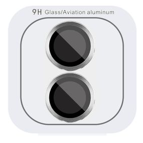 Захисне скло Metal Classic на камеру (у упак.) для Apple iPhone 16 (6.1") / 16 Plus (6.7") Срібний / Silver