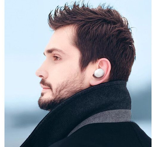 Бездротові навушники bluetooth Hoco EQ3 Smart true wireless BT headset White | Зображення 3