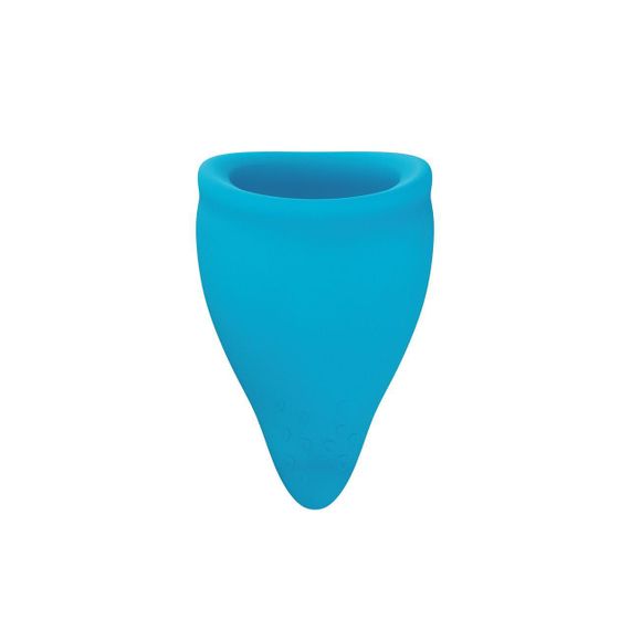 Менструальна чаша Fun Factory FUN CUP SIZE A, бірюзова, багаторазова, діаметр 4 см, об’єм 20 мл Sex Aura | Зображення 2