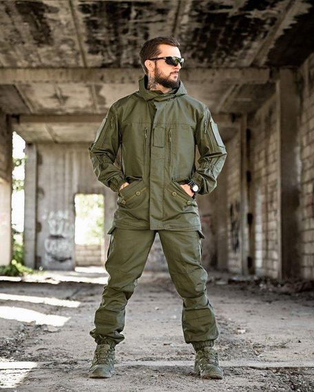 Демісезонний тактичний костюм Горка ДСТУ олива ПП7861 | Зображення 3