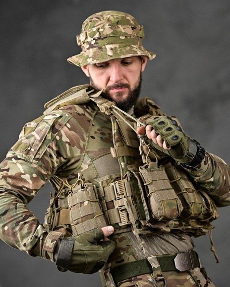 Плитоноска мультикам 4точки сброса Single Sword РН3873 | Зображення 6