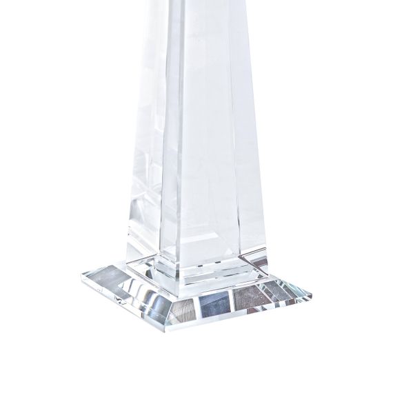 Свічник 22.5 (см) скляний високий HP36560M | Зображення 4