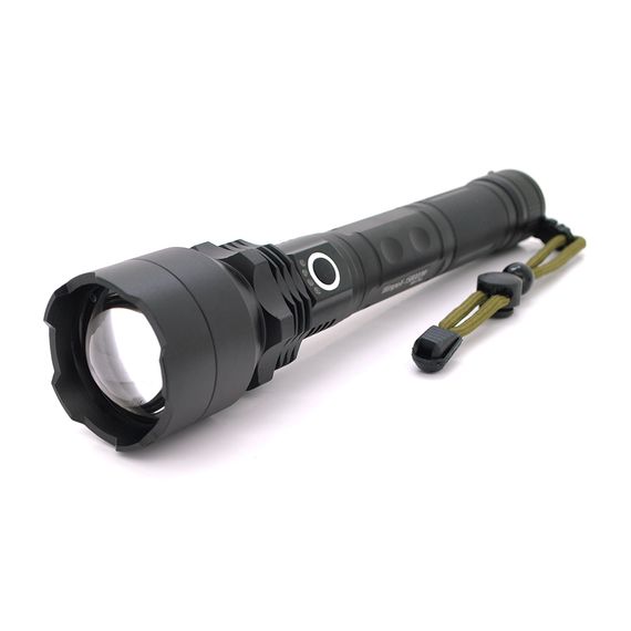 Ліхтар-підствольний тактичний WimpeX WX-P50, 1LED P50, 10W, 1 режим, 2*18650, Black, IP44, кнопка-пульт, microUSB, 250х53х34мм, BOX