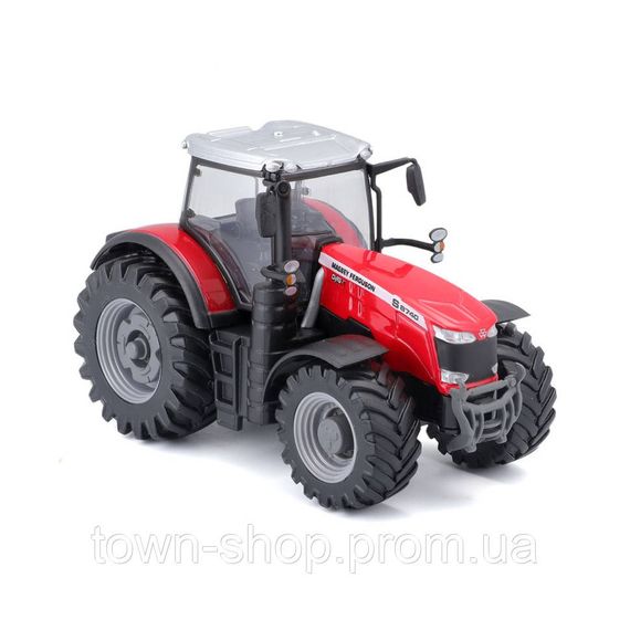 Детская игрушка Трактор Massey Ferguson 8740S Bburago 18-31613, 10 см