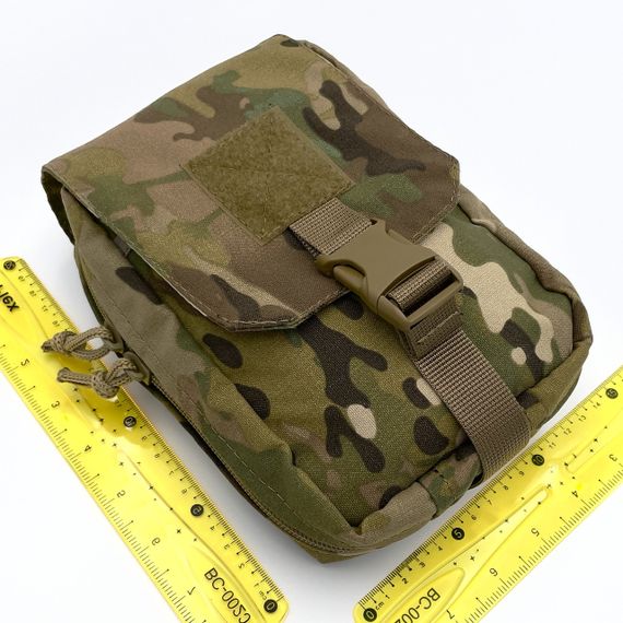 Тактическая армейская аптечка IRR Cordura 500D Мультикам (coyote) утилитарный подсумок, медицинский | Зображення 3