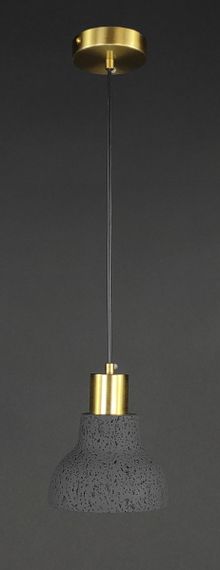 Люстра підвісна на 1 лампочку 27702 Латунь 25-180х15х15 см.