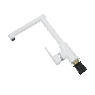 Змішувач для кухні пластиковий білий RIZO без підводки RP46W | Зображення 1