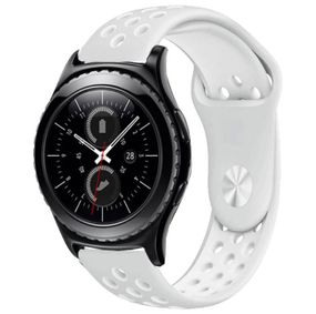 Спортивный ремешок Primo Perfor Sport для часов Samsung Gear S2 Classic SM-R372 / R735 - Grey&White