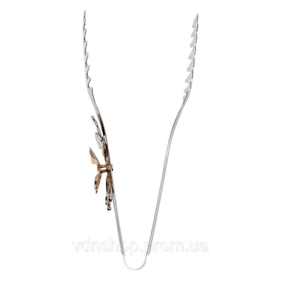 Щипцы кухонные металлические 21×4 (см) кулинарные щипцы для мяса, рыбы, гриля сервировочные щипцы HP-8-61 | Зображення 2