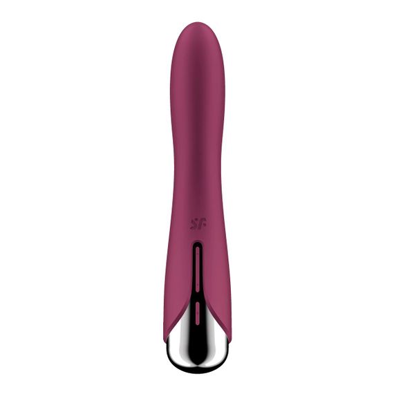 Вибратор с ротацией Spinning Vibe 1 бордовый Satisfyer (Германия) Sex Aura | Зображення 6