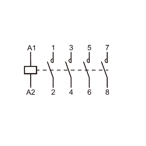 661441 Контактор OCT, 4P, 4NO, 40A, 230В Tervix Pro Line | Зображення 3