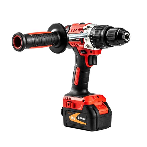 Шурупокрут з ударним режимом акумуляторний GTM DSI18/80BL (80 Нм, 1.5-13 мм, BL, 18 В) | Зображення 1