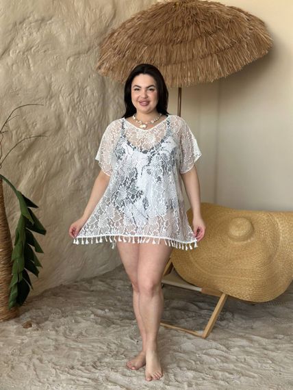 Жіноча пляжна туніка Plus Size | Зображення 1