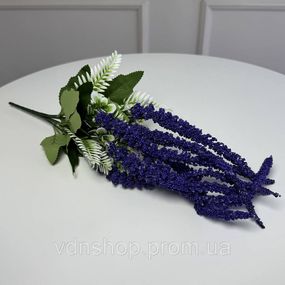 Гілка амаранту штучна 5шт/уп. Колір: фіолетовий WJ-20