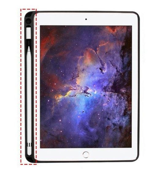 Чохол для планшета Apple iPad 9.7" 2017 / 2018 (A1822, A1823, A1893, A1954) Stylus TPU - Black | Зображення 3