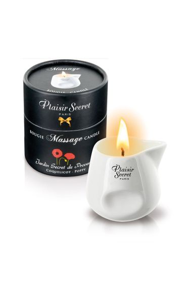 Ароматична масажна свічка Secret Pleasure POPPY MASSAGE CANDLE 80ML Sex Aura