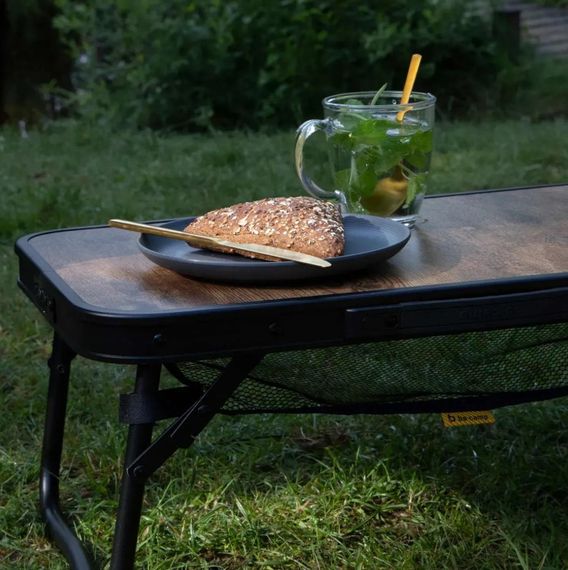 Стіл Bo-Camp Woodbine Compact 56x34 см Black/Wood look (1404190) (DAS303264) | Зображення 1