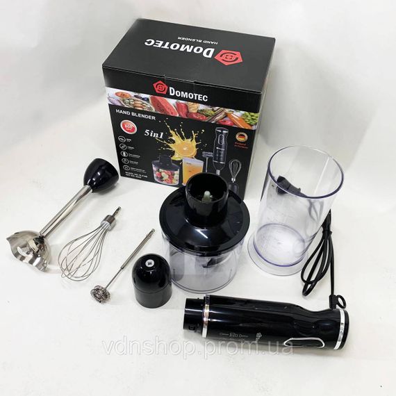 Измельчитель электрический блендер настольный бытовой Domotec, Блендер для детского пюре для дома NG-24 | Зображення 6