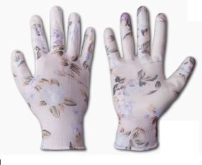 Рукавички захисні Bradas NITROX FLOWERS нітрил розмір 7 RWNF7