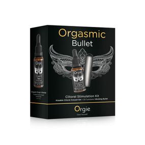 Набір Orgie Orgasmic Bullet: збуджувальні краплі та віброкуля