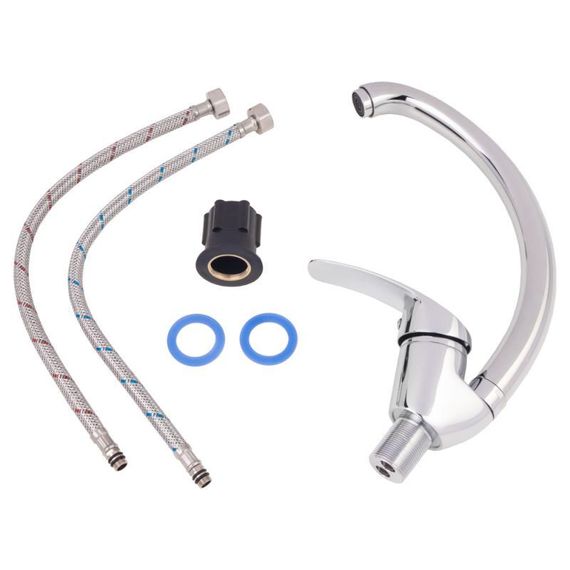 Смеситель для кухни Lidz Mars 008F (k40) LDMAR008FCRM34858 Chrome | Зображення 5