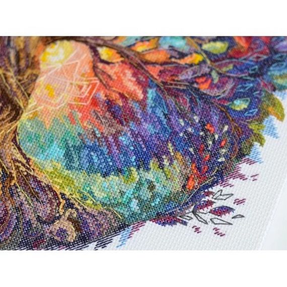 Набор для вышивания крестиком «Центр Вселенной» AH-211 с пяльцами | Зображення 1