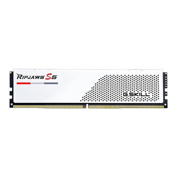 Модуль пам'яті для комп'ютера DDR5 32GB (2x16GB) 5200 MHz Ripjaws S5 White G.Skill (F5-5200J3636C16GX2-RS5W) | Зображення 2
