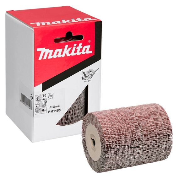 Щітка пелюсткова універсальна 100х120 мм K80 для Makita 9741 (P-01155) | Зображення 3