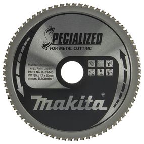 Диск пильный по металлу 185х30 мм 70T Makita TCT SPECIALIZED B-33445
