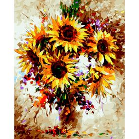 Картина по номерам ZiBi Улыбка подсолнухов 40*50 см ART Line (ZB.64138) - Топ Продаж!