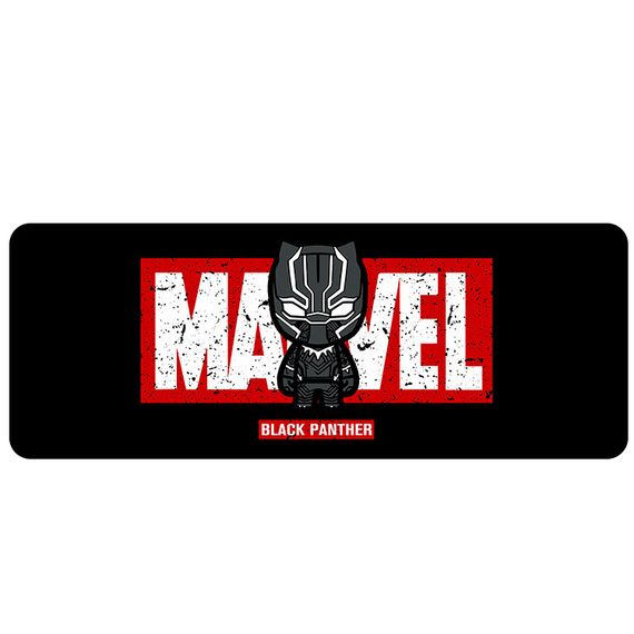 Коврик 300x800 тканевый Black Panther с боковой прошивкой, толщина 2мм, Пакет