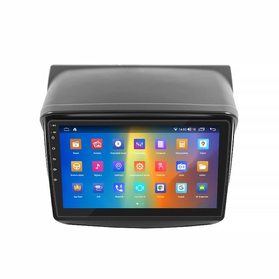 Штатная магнитола 9" Lesko для Mitsubishi L200 IV Рестайлинг 2013-2015 2/32Gb CarPlay 4G Wi-Fi GPS Prime | Зображення 1