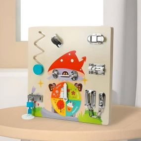 Бізіборд + годинник З 66128 Білий