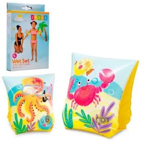 Нарукавники для плавання Рибки Intex 58652 23 х 1см Різнокольоровий shop (6941057456522)