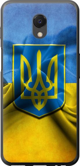 Чехол на Meizu M6s Флаг и герб Украины 1 "375u-1364-17620"