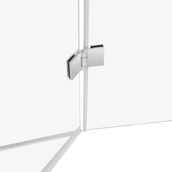 Душова кабіна Qtap Capricorn CRM1018RC6 100х80 см, скло Clear 6 мм, CalcLess, без піддона | Зображення 7