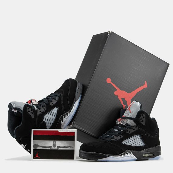 Чоловічі кросівки Air Jordan 5 Black Metallic , В'єтнам 1990 44 | Зображення 9
