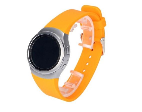 Силиконовый ремешок Primo для часов Samsung Gear S2 Sports SM-R720 / SM-R730 Orange | Зображення 1