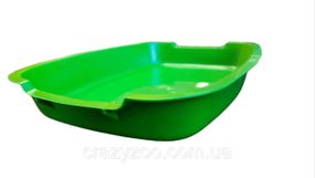 Туалет для котов зеленый 37x27x6 см 6210
