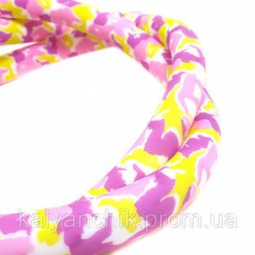 Шланг для кальяна Garden Soft Touch камуфляж розовый