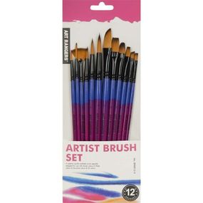 Набір художніх пензлів "Art Ranger" BR6512-3, 12 штук