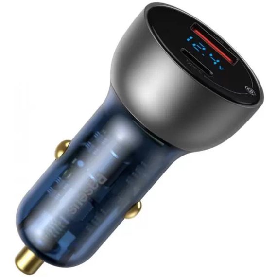 АЗП Baseus Particular Digital Display QC+PPS Dual Quick Charger Car Charger 65W Shallow tarnish | Зображення 2