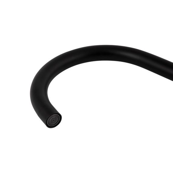 Змішувач для кухні Brinex Pure 015F U-образний  Black Matt BRIPUR015FBLM | Зображення 2