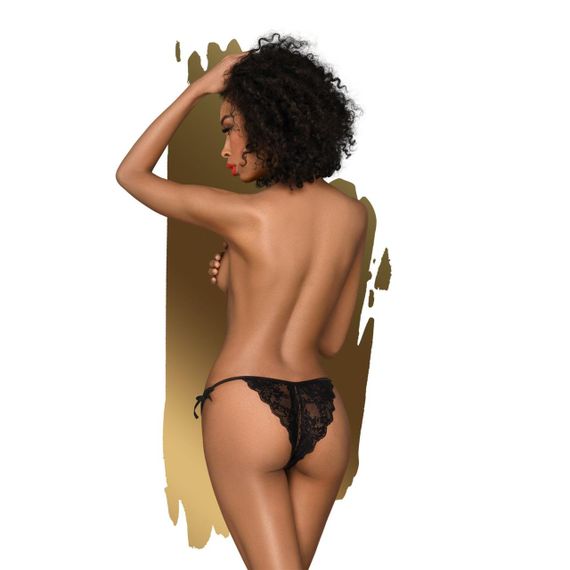 Трусики Penthouse - Too hot to be real Black M/L | Зображення 1