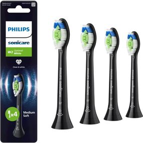 Змінні насадки для електричної зубної щітки Philips Sonicare HX6064/88 W2 Optimal White - 4 шт.