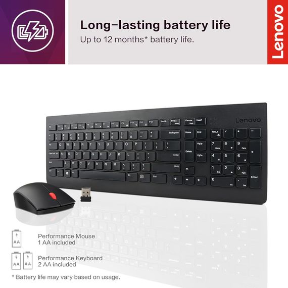 Комплект Lenovo 510 Combo Wireless UA Black (GX31D64836) | Зображення 2