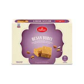Десерт Бесан Бурфі Нутово-молочний з кардамоном та мигдалем 300г Haldiram's 5060601190291