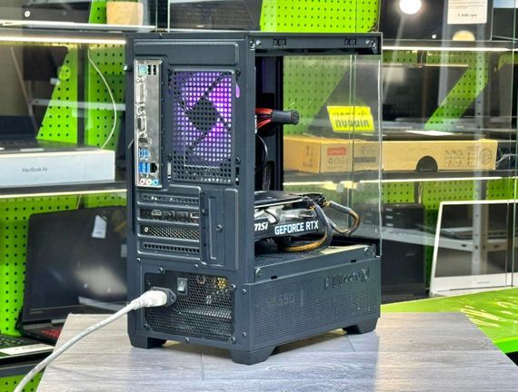 Ігровий ПК AsRock Tower / AMD Ryzen 5 5500 (6 (12) ядер по 3.6 - 4.2 GHz) / 16 GB DDR4 / 512 GB SSD / nVidia GeForce RTX 3070, 8 GB GDDR6, 256-bit / 550W / Win 11 б/в | Зображення 2